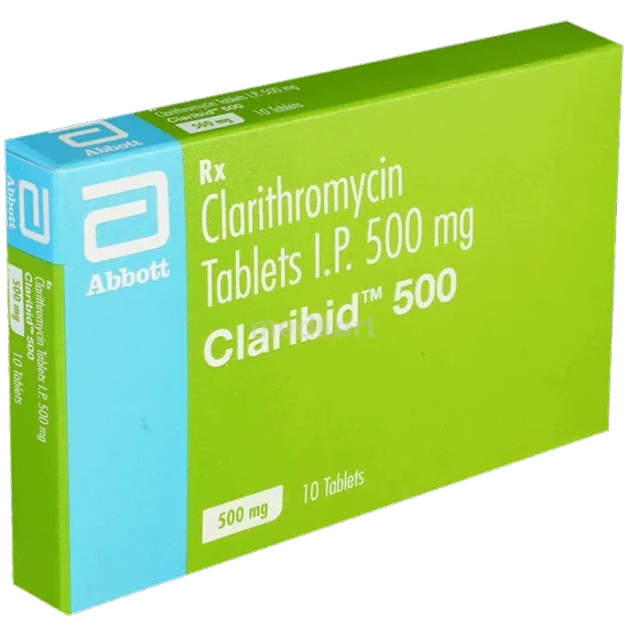 claribid 500mg tablet 10's
